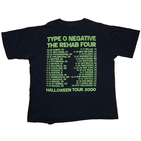 TYPE O NEGATIVE 2000 THE REHAB FOUR HALLOWEEN TOUR ALL SPORT XXL 7841