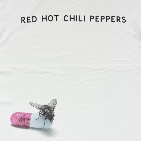 RED HOT CHILI PEPPERS I'M WITH YOU WHITE FRUIT OF THE LOOM LARGE 2441