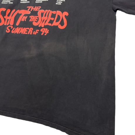 METALLICA SKULL THE SHIT ON THE SHEDS SUMMER OF '94 BOOTLEG FITS XL 9877