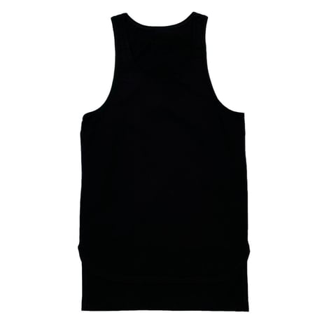 greatLAnd ORIGINAL LAYERED LONG TANK TOP BLACK