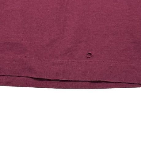 HOLE LIVE THROUGH THIS TOUR 1995 LS BORDEAUX FRUIT OF THE LOOM XL 7785