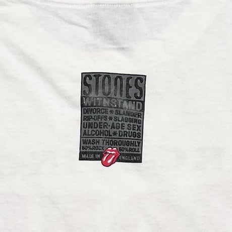THE ROLLING STONES 94/95 WORLD TOUR WHITE BROCKUM LARGE 6655