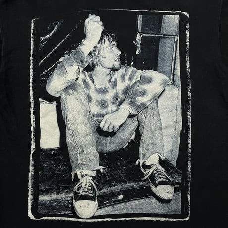 NIRVANA KURT COBAIN HOODED SWEATSHIRT LARGE 3783