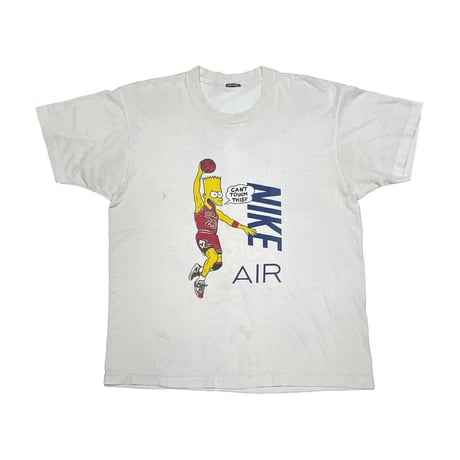 THE SIMPSONS BOOTLEG AIR NIKE SCREENSTARS WHITE XL 2711