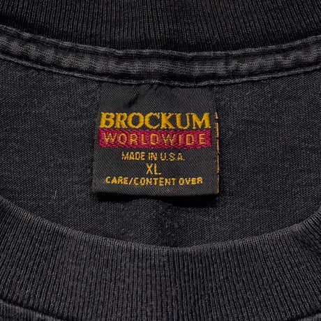 THE ROLLING STONES RIP TONGUE EMBROIDERY POCKET TEE BROCKUM XL 1161