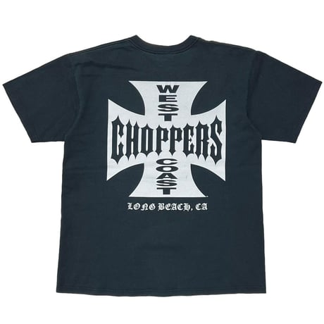 WEST COAST CHOPPERS IRON CROSS LONG BEACH CA SS LARGE 6698