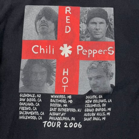 RED HOT CHILI PEPPERS TOUR 2006 BOOTLEG ALSTYLE LARGE 8429