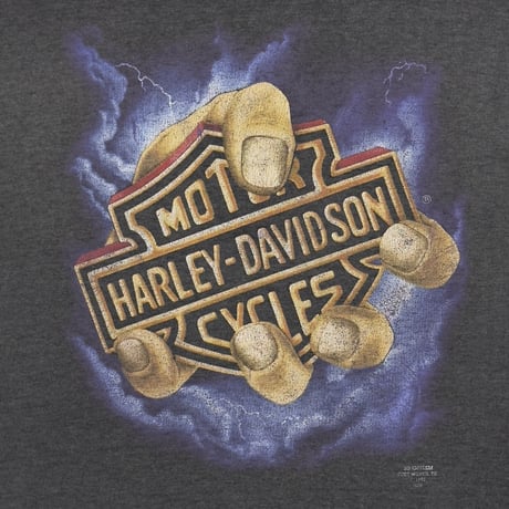 HARLEY DAVIDSON LIGHTNING HAND 3D EMBLEM XL 5907
