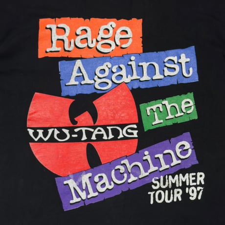 RAGE AGAINST THE MACHINE WU-TANG CLAN SUMMER TOUR '97 FRUIT OF THE LOOM XL 4669