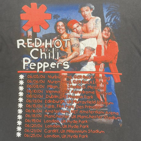 RED HOT CHILI PEPPERS EURO TOUR BOOTLEG FITS XL 2980