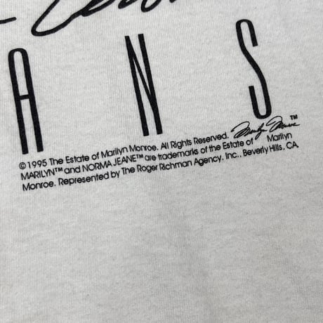 MARILYN MONROE JEANS 1995 FACE WHITE FITS XL 5204