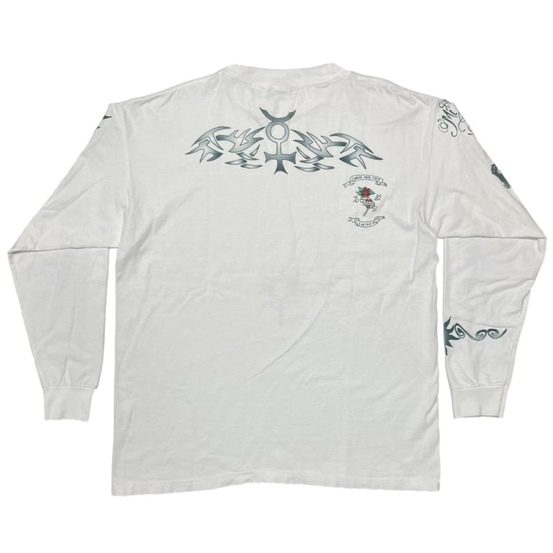 DENNIS RODMAN TATTOO LS WHITE XL 9583 | greatLA
