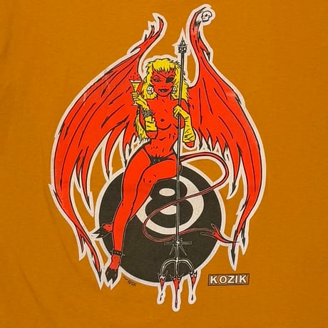 KOZIK RED DEVIL 8 BALL MUSTARD WINTERLAND LARGE 9994