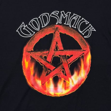 GOD SMACK PENTAGRAM FLAME LS MURINA XL 8656