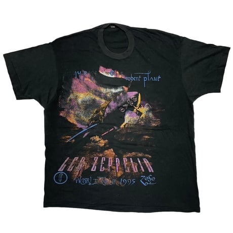 LED ZEPPELIN jimmy page & robert plant WORLD TOUR 1995 FITS XL 3962