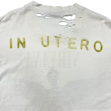 NIRVANA IN UTERO WHITE anvil XL 3720