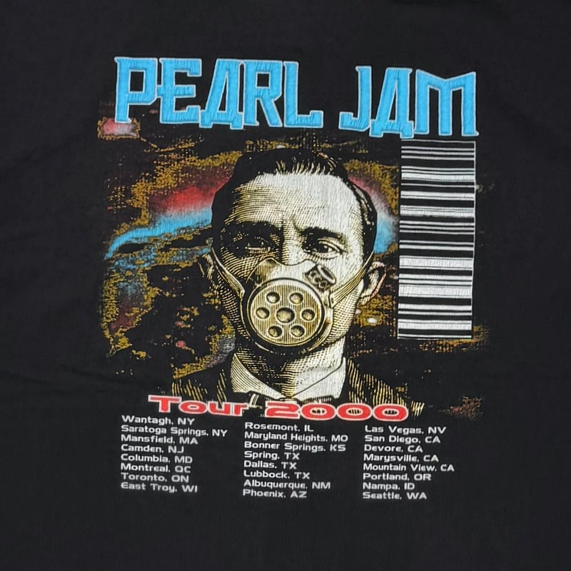 PEARL JAM BINAURAL TOUR 2000 BLACK GILDAN XL 54