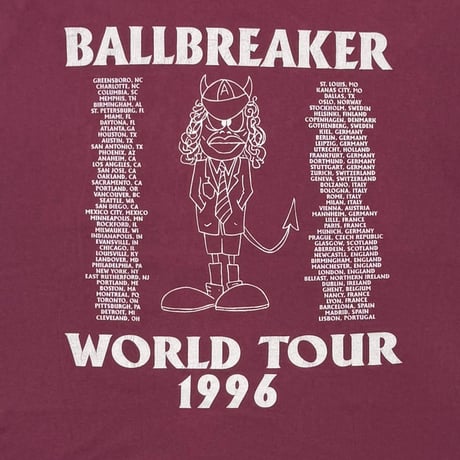 AC/DC BALLBREAKER WORLD TOUR 1996 WINE BROCKUM XL 6767