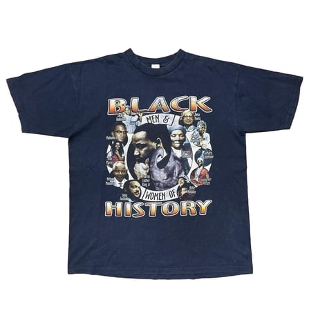 BLACK HISTORY LET FREEDOM RING TEE NAVY XL KD4824