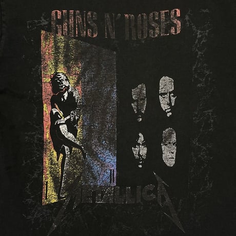 METALLICA x GUNS N ROSES 1992 NORTH AMERICAN TOUR FAITH NO MORE FRUIT OF THE LOOM LARGE 1835