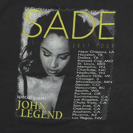 SADE 2011 TOUR ALSTYLE LARGE 9521