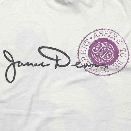 JAMES DEAN PHOTO DOUBLE SIDE WHITE XL 7890