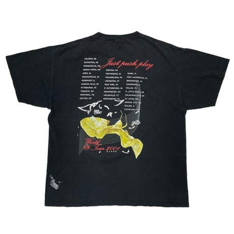 AERO SMITH 2001 JUST PUSH PLAY TOUR FITS XL 1122