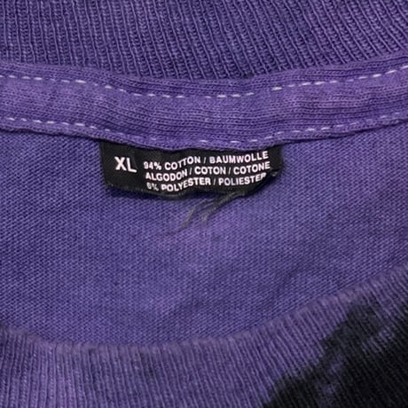 NIRVANA NEVERMIND BOOTLEG LS TIEDYE BLACK/PURPLE XL 6616