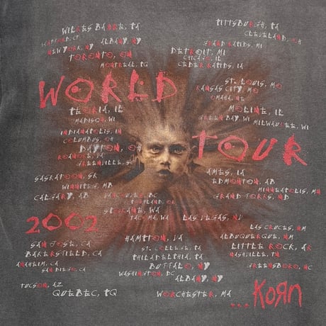 KORN UNTOUCHABLES 2002 WORLD TOUR FITS LARGE 1759