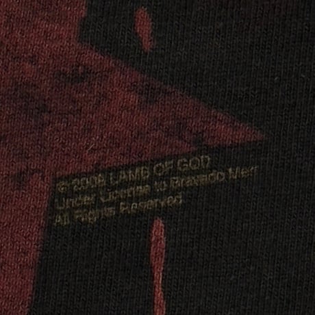 LAMB OF GOD 2008 HANES XL 1421