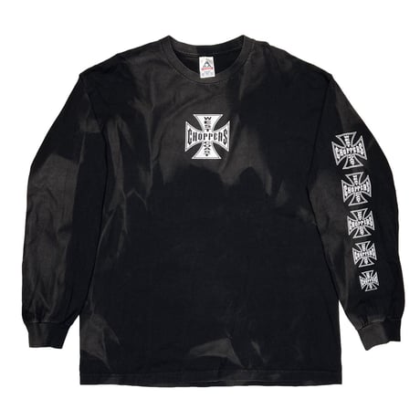 WEST COAST CHOPPERS IRON CROSS LONG BEACH, LA LS TIEDYE FADE ALSTYLE XL 7206