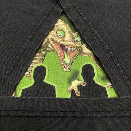 MEN IN BLACK UNIVERSAL STUDIOS FLORIDA ALIEN ATTACK GLOW IN THE DARK TEE FIT LIKE XL 7626