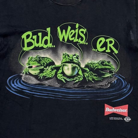 Budweiser 1995 3 FROGS YOUR PAD OR MINE? anvil XL 4618