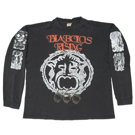 DIABOLOS RISING 666 LOGO LS BLACK LARGE 3344