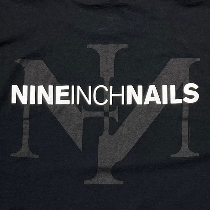 NINE INCH NAILS BOX LOGO Y2K FRUIT OF THE LOOM 