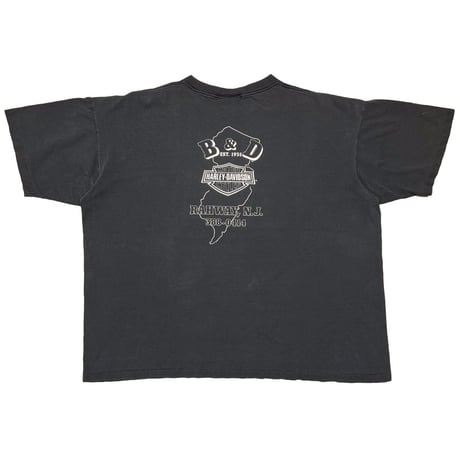 HARLEY DAVIDSON WOLF LEGENDS LIVE WHERE LEGENDS ROAM B&D RAHWAY, N.J. XXL 1873