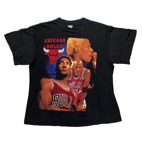 NBA CHICAGO BULLS RAP TEE BLACK TOP XL 9598