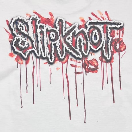 Slipknot 2002 MEMBER DOUBLESIDE WHITE FRUIT OF THE LOOM XL 2687