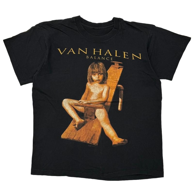 Van Halen 1995 World Tour Tシャツ VAN HALEN BALANCE WORLD TOUR 1995 BLACK FITS XL