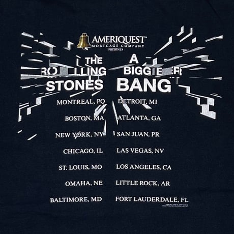 ROLLING STONES LIP & TONGUE A BIGGER BANG 2006 LARGE 6778