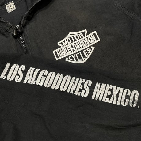 HARLEY DAVIDSON LOS ALGODONES MEXICO ZIP HOODIE 40 FITS LARGE 4088