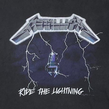 METALLICA RIDE THE LIGHTNING METALLICA TAG XL 4191