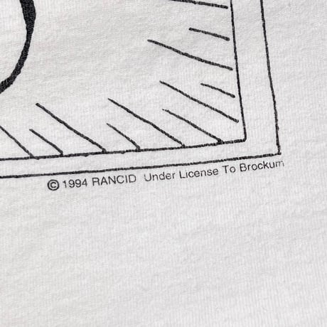 RANCID CAUTION GIVE 'EM THE BOOT WHITE BROCKUM XL 0567