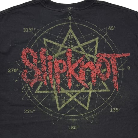 Slipknot ALL HOPE IS GONE GREEN MEMBER RED TEXT HANES LARGE 5380