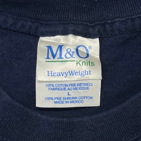 OLD & VINTAGE M&O ONE POINT LOGO NAVY LARGE 3387