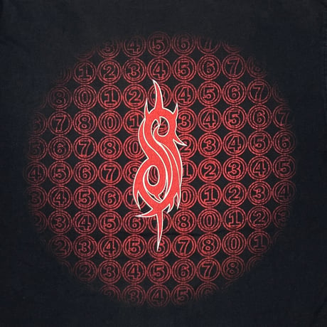 Slipknot 2001 MEMBER RED TEXT BG XL 9127