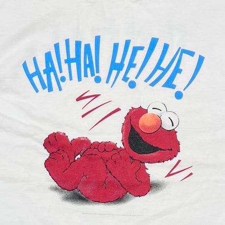SESAME STREET ELMO THAT TICKLES 1997 WHITE POLYGRAM LARGE 0597