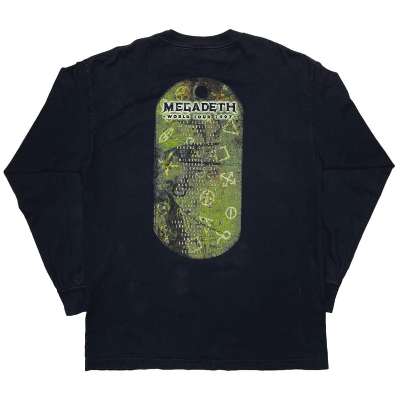 MEGADETH 1997 WORLD TOUR LS GIANT XL 6446 | gre