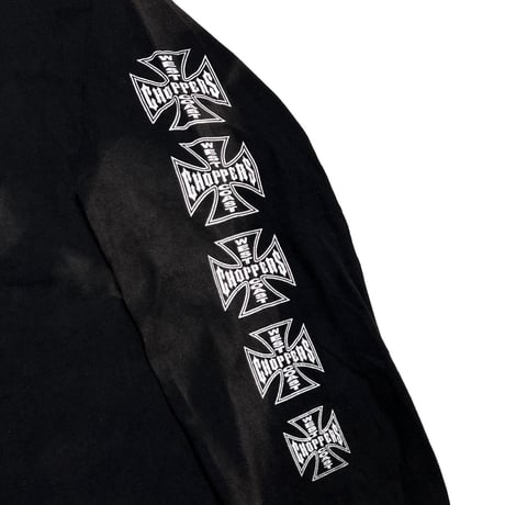 WEST COAST CHOPPERS IRON CROSS LONG BEACH, LA LS TIEDYE FADE ALSTYLE XL 7206