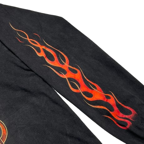 HARLEY DAVIDSON RED V FLAME TEXAS EMBLEM LS LARGE 5964